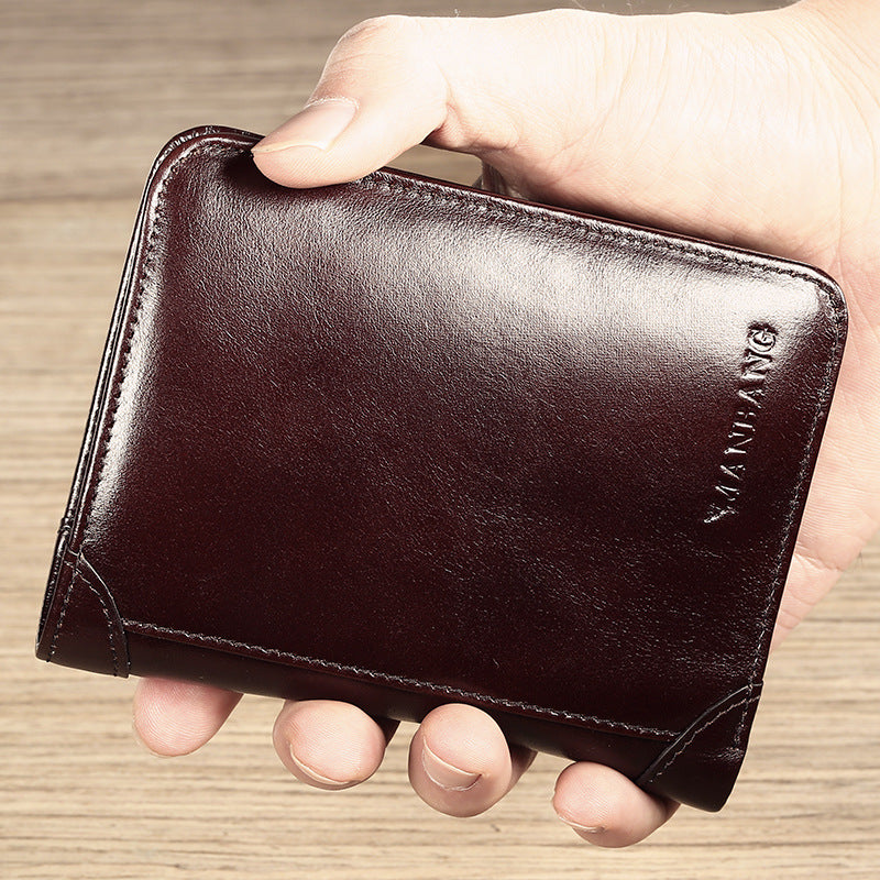 Men's leather wallet