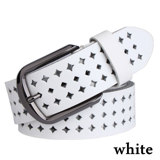 Pin buckle belt belt