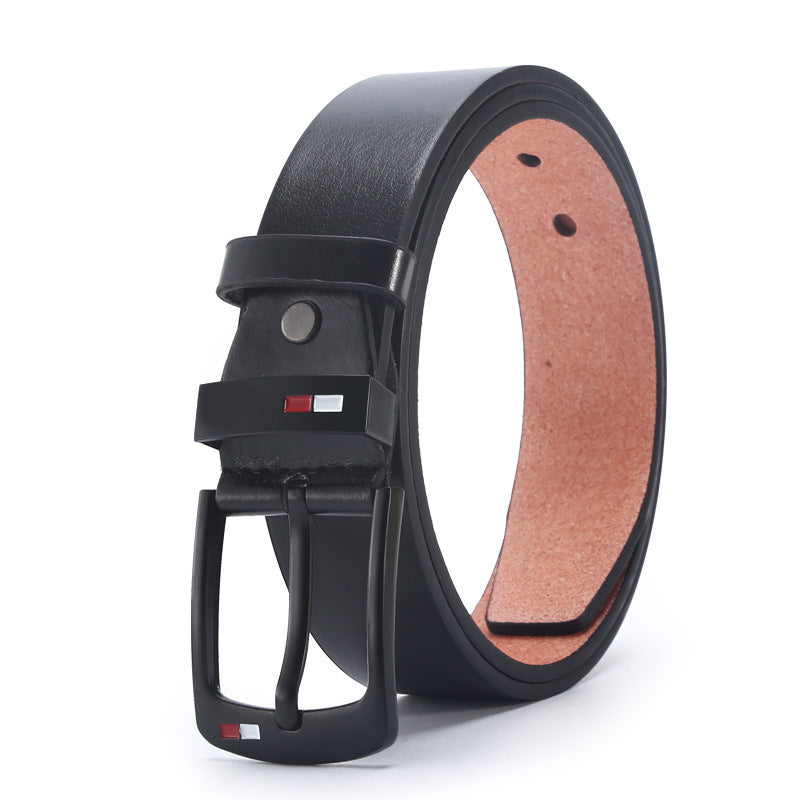 Men's Fashion Alloy Dripping Oil Pin Buckle Belt