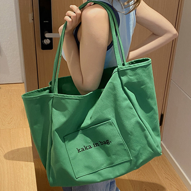 Ins Large Capacity Bag Shopping Bag Fashion Totes Versatile Shoulder Bag